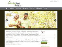 Tablet Screenshot of leadingagemissouri.org